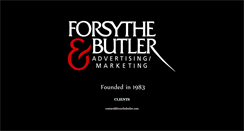 Desktop Screenshot of forsythebutler.com