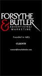 Mobile Screenshot of forsythebutler.com